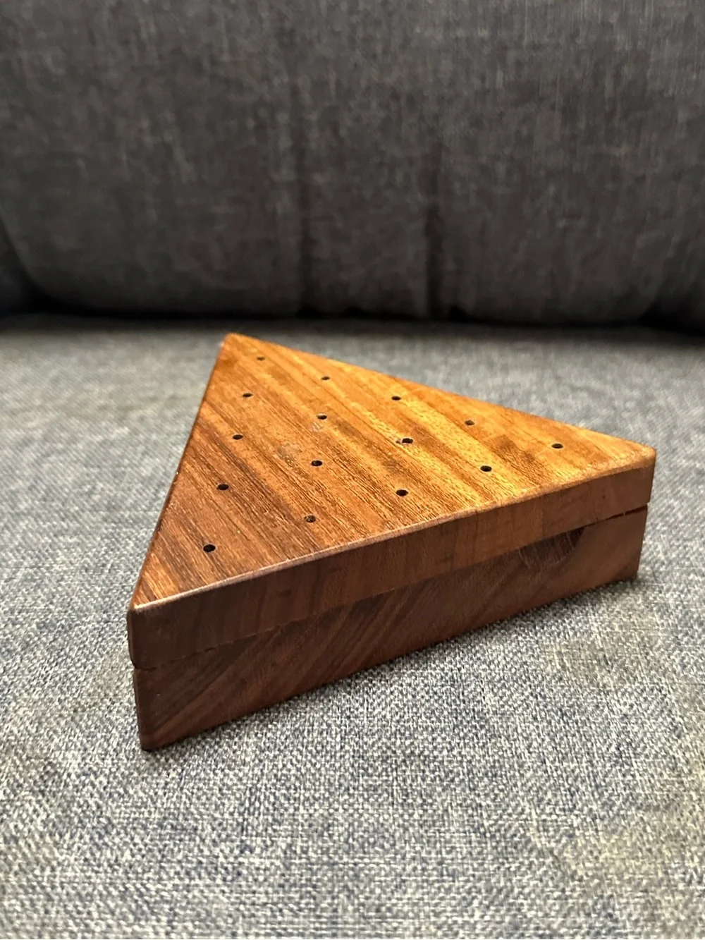 Pottery Barn Handcrafted Rosewood Game- Peg Board